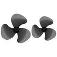 thumbnail image 1 of Milisten 2pcs Electric Fan Blade Replacement 3-leaves Fan Blade Standing Fan Repairing Part Supply, 1 of 5