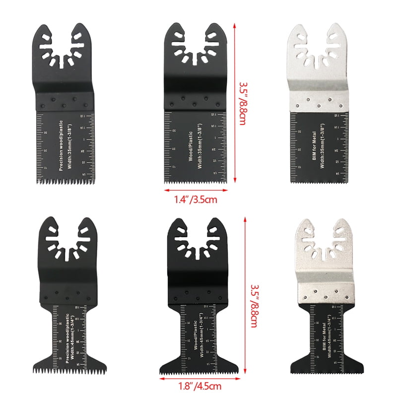 TECHTONGDA Oscillating Multitool Quick Release Saw Blade for Cutting