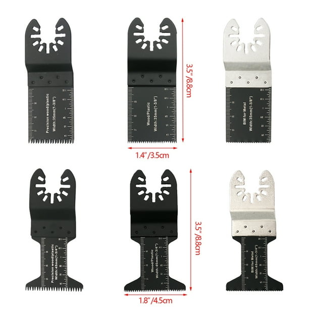 TECHTONGDA Oscillating Multitool Quick Release Saw Blade for Cutting