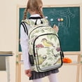 thumbnail image 7 of FORMRS Unisex School Backpack 17" Student Travel Bag with Laptop Compartment, Purple Birds Teapots, 7 of 7