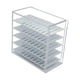 thumbnail image 2 of Caja de almacenamiento de pestañas postizas acrílicas de 5 capas con cubierta a prueba de polvo Blanco, 2 of 9