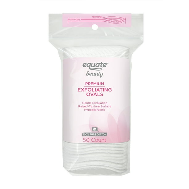 Equate Beauty Premium Exfoliating Oval Cotton Pad