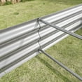 thumbnail image 4 of 6x3x1ft Raised Garden Bed, Outdoor Galvanized Raised Garden Beds, Metal Raised Beds for Gardening Vegetables Fruits and Flowers, Easy Assembly, 127 Gallon Capacity - Silver, 4 of 18