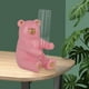 thumbnail image 5 of Florero pequeño con de animales, tubo de ensayo, jarrón de flores, maceta para plantas hidropónicas, accesorio de decoración para dormitorio y Oso rosa Macarena Jardinera de flores, 5 of 8