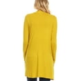 thumbnail image 4 of Women's Casual Long Sleeve Open Front Cardigan with Side Pockets, 4 of 4