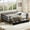 Queen Black, variant on Jopath Queen Size Platform Bed with Storage Drawers, Metal Daybed Frame with Upgraded Safety Round-Pipe Design, Low Profile Design for Bedroom, Guest Room White