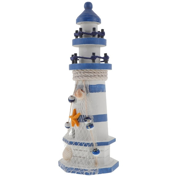 FRCOLOR  Cabin Decor Lighthouse Figurine Office Home Decoration Coastal Unique