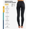 thumbnail image 3 of 𝗔𝗟𝗟-𝗦𝗘𝗔𝗦𝗢𝗡 𝗖𝗢𝗠𝗙𝗢𝗥𝗧 Women’s Merino Wool Base Layer Leggings - Everyday Thermal Underwear and Thermal Wear for Cold Weather - Merino.tech, 3 of 11
