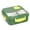 Green, variant on Large Capacity Three Compartment Lunch Box with Tableware, Portable Sealed Meal Container for Workers, Microwave Safe And Leak-Proof Bento Box for Office And Travel, 1 Lunch Box