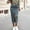 Blue, variant on Ladies Sexy Temperament Office Casual Pocket Slit Bag Hip Skirt Tight Skirt Skirt