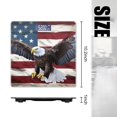 thumbnail image 2 of Bathroom Scale, Highly Accurate Digital Body Scale,Precisely Measures Weight up to 400 lbs-Bald Eagle Superimposed Over Usa Flag, 2 of 4