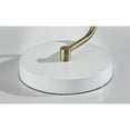 thumbnail image 3 of Brass Cinch White Metal Desk Lamp, 3 of 3