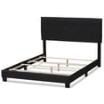thumbnail image 4 of Baxton Studio Brookfield Queen Panel Bed in Dark Gray, 4 of 8