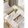 thumbnail image 5 of Vintage Brown Wood Placemats Set of 4, Farmhouse Wooden Plank Rustic Placemats for Dining Table, Place Mats for Kitchen Tabletop, Waterproof Wipeable Dining Table Mats Set, 5 of 9
