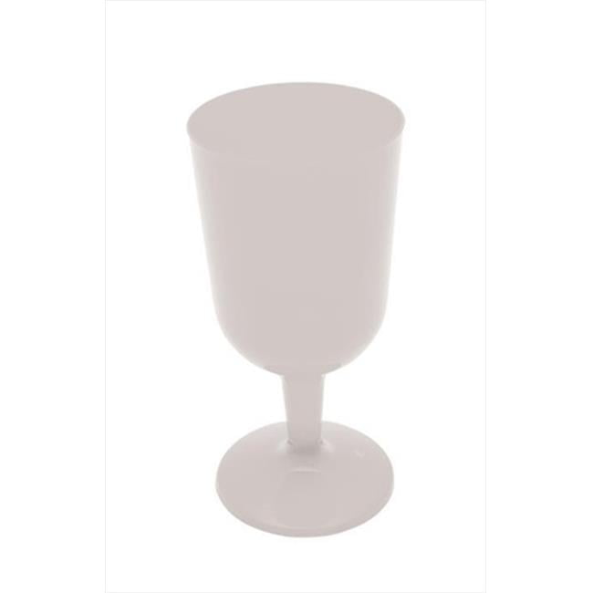 5 Oz. White Plastic Wine Glasses Case of 96