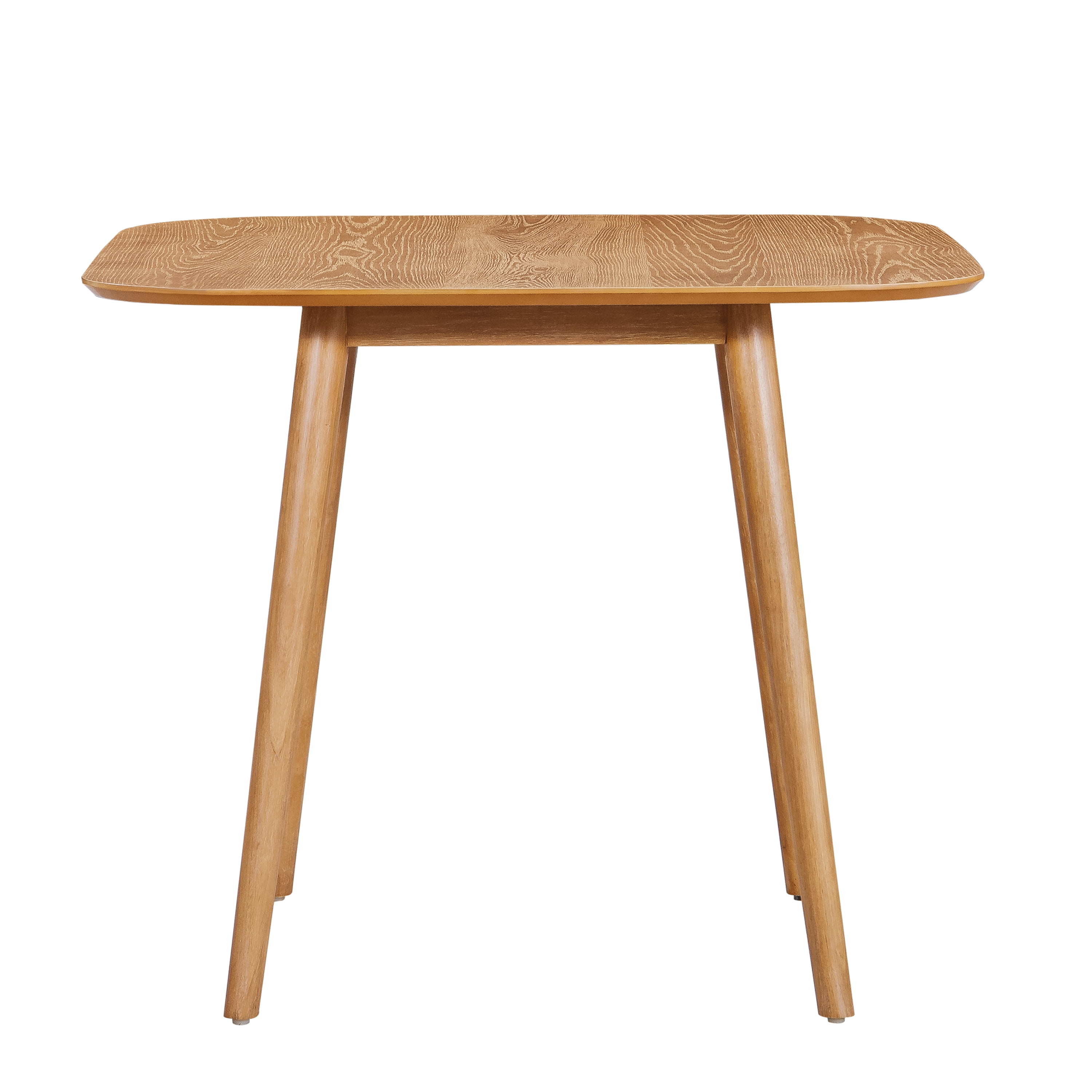 Euroco 35" Square Dining Table for 2, Solid Wood Kitchen Table for Dining Room, Small Space, Apartment,Home Office,Natural