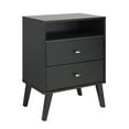 thumbnail image 2 of Home Square 2-Piece Set with 2-Drawer Tall Nightstand and 4-Drawer Chest, 2 of 17