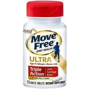 Move Free Type II Collagen, Boron & HA Ultra Triple Action Tablets, Move Free (75 Count in A Bottle) 1 ea (Pack of 3)