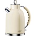 thumbnail image 1 of Hervidor eléctrico ASCOT de 1,5 L y 1500 W de acero inoxidable color crema, 1 of 9