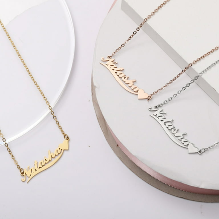 Personalized Jewelry Custom Gold Necklace For Her NUNCAD