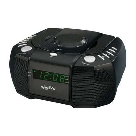 Dual Alarm Clock AM/FM Stereo Radio with Top-Loading CD