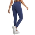 thumbnail image 2 of baleaf Women's Thermal Warm Winter leggings Fleece lined Pants Waterproof High Waisted with Pockets Outdoor Workout Running Tights Navy Blue S, 2 of 7