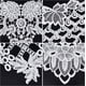 thumbnail image 3 of Parche de cuello con apliques de escote de 4 estilos, bordado de encaje floral, adorno de tela para mujer, cuello falso ahuecado blanco, chal desmontable, capa, parche para ropa, 3 of 9