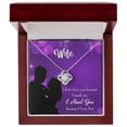 thumbnail image 1 of To My Wife Because I Love You Infinity Knot Necklace Message Card, 1 of 7