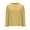 Yellow, variant on lcziwo Womens Causal Shirt Cotton Linen Long Sleeve Shirts Solid Color Reffle T Shirt Summer Vacation tops White S