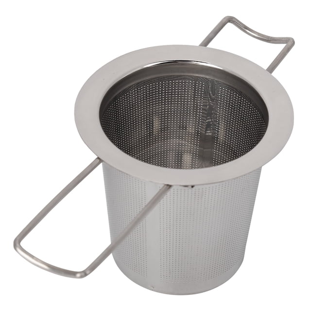Heaveant Tea Strainer, Stainless Steel Mesh Tea Infuser Metal Cup Strainer Foldable Filter With-Lid