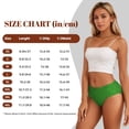 thumbnail image 2 of Womens Underwear - Green Lightning glitter Print No Show Seamless Underwear for Women, Stretch Women's Panties, Hipster Soft Comfort Ladies Panties Bikini Underwear Briefs, 2 of 6