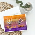 thumbnail image 2 of Halloween Trick or Treat Greeting Cards and Envelopes Pack of 8, 2 of 2