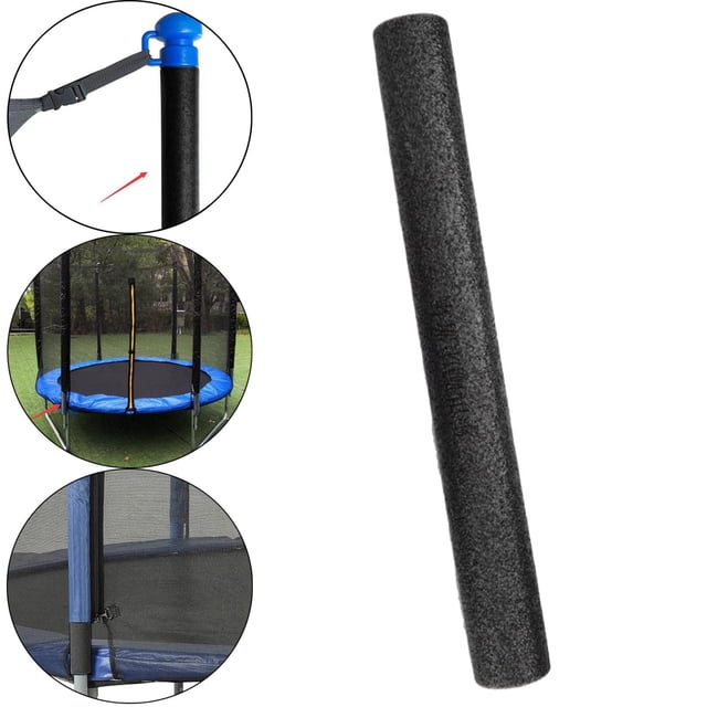 Cubierta de cama elástica shamjiam de repuesto de espuma para barra Protector 40cm Negro