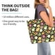 thumbnail image 2 of Balery Fruits Bolsa Tote Estilo Estético con Cremalleras, Bolsa de Hombro, Bolsa de Compras Grande y Plegable, 2 of 8