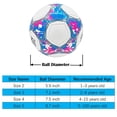 thumbnail image 2 of Balón de fútbol ABAJI Tamaño 3, 4, 5 de cuero PU con aguja para inflador, 2 of 8