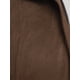 thumbnail image 5 of Abrigo de ante sintético INSPIRE CHIC para mujer, chaqueta larga con cinturón y cremallera, diseño a la moda, talla XS, color café, 5 of 6