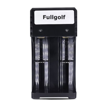 Fullgolf Chargers for batteries, 2 Bay AA AAA C D Battery Charger, USB High-Speed Charging, Independent Slot