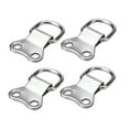 thumbnail image 4 of WASHWEPE 25Pcs Double Hole Picture Frame Hooks Silver Metal D Ring Hanging Hardware, 4 of 8