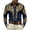 Navy, variant on GJSYRH Mens Hipster Printed Slim Fit Long Sleeve Button Up Party Dress Shirts Green L