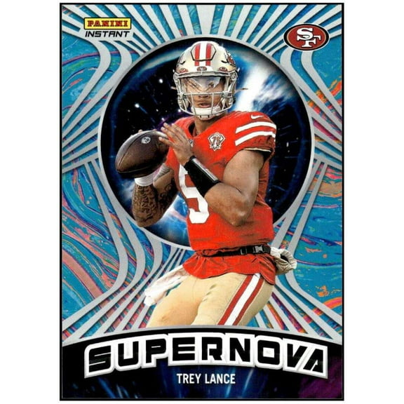 NFL 2022 Instant Supernova Football   Trey Lance Trading Card S-21 (Panini)