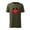 Army Green, variant on RKSTN Mens Shirts Short Sleeve Valentine's Day Short Sleeve Devil Horn Printing Round Neck Pullover T Shirt Blouse Hawaiian Shirts for Men