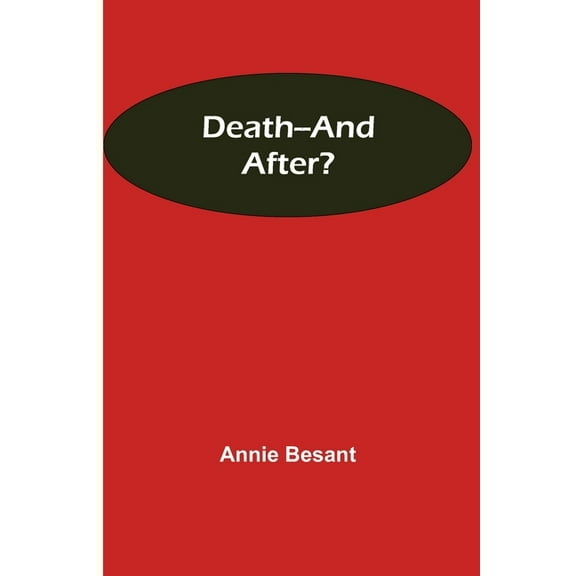 Death--and After?, (Paperback)