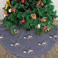 thumbnail image 3 of Falda para árbol de Navidad Kuromi, suave y divertida, decoración navideña navideña de granja de 48", 3 of 4