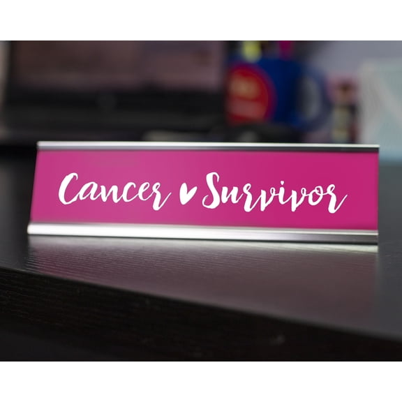 Cancer Survivor Desk Sign