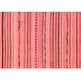 thumbnail image 1 of Ahgly Company Indoor Rectangle Abstract Red Modern Area Rugs, 2' x 4', 1 of 4