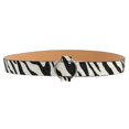 thumbnail image 1 of 1 Pce Ceinture Ronde Boucle Imitation Cuir Ceinture Décontractée pour Femmes, 1 of 3