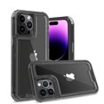 thumbnail image 3 of 3 in 1 Heavy Duty Armor Shockproof Phone Case For iPhone 15 14 13 12 11 Pro Max Anti Shock Transparent Rugged TPU&PC Back Cover, 3 of 4