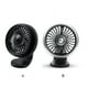 thumbnail image 4 of Riwesomey Mini ventilador eléctrico de ventilación de aire para coche con luz LED de colores, ventiladores de refrigeración ajustables silenciosos Paneles de instrumentos para automóviles Negro, 4 of 6