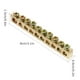 thumbnail image 4 of GOOHOCHY Dispositivo de barra de neutro de cobre con terminal de tornillo de cable de distribución de 4 piezas de 10 orificios, 4 of 7