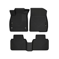 Husky Liners by RealTruck Weatherbeater Floor Mats Fits 2018-2022 Honda Accord Sedan Front & 2nd Row, 3-pc Black-95741